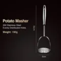 Stainless steel potato masher large 304 food masher heavy duty kitchen tool 31cm - Large Gourd Handle Masher / L