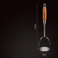 Stainless steel potato masher with wooden handle, large size 34cm kitchen food tool - Large Rosewood Handle Masher / L
