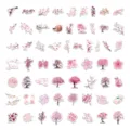 Niedliche rosa Kirschblüten Sticker Set für Tagebuch Scrapbooking und Wasserflasche. - Kirschblüte