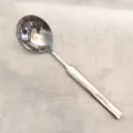 Cuillère à soupe en acier inoxydable de haute qualité, grand design rond avec long manche. - Très grand