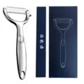 Stainless Steel Vegetable Peeler Variant, Silver Finish Kitchen Fruit Peeler Tool - Flat Blade Gift Boxed
