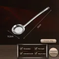 Cucchiaio schiumarola in acciaio inox 316, scolatoio a maglia fine per olio da cucina domestica. - Manico Dritto Piccolo