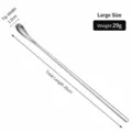 Extra long stainless steel baby milk powder stirring spoon, 26cm length, 1.2cm width, 29g. - 304 Stainless Steel Extra Long Stirring Rod