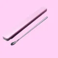 Stainless steel baby milk powder stirring spoon with long pink storage box variant - 304 Stainless Steel Short Stirring Rod with Pink Box