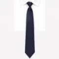 Cravatta con cerniera uomo tinta unita affari formale abito vestiti accessori moda - Y803 blu marina