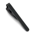 Pince à cravate classique en métal noir pour homme, design élégant pour costumes formels. - Noir