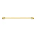 Gold tone metal collar pin detail shot, elegant tie bar for men dress shirts and formal suits. - Gold