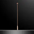 Rose gold 304 stainless steel long handle cocktail stirring spoon, 19.6cm bar tool. - 19.6cm / Rose Gold