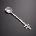 Creative music 304 stainless steel long handle coffee spoon and dessert stirring spoon - Yueqin