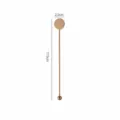 Edelstahl Cocktailrührer Roségold Barlöffel langer Rührlöffel für Getränke Barwerkzeug - 18.5cm / Roségold