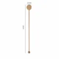 Rose gold stainless steel cocktail stirrer, 22cm long metal bar spoon for drinks and coffee. - 22cm / Rose Gold