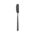 Couteau à beurre noir en acier inoxydable, élégante variante de spatule à confiture. - Tartineur Noir