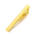 Gold brass tie clip detail shot, elegant men formal business suit accessory, minimalist design. - Z1102