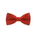 Red children bow tie classic solid color satin bowknot for kids school event party wear - Red (Bulk)