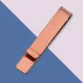 Edelstahl Geldklammer Krawattenklammer Metall Portemonnaie Halter Roségold schlankes Design - Krawattenklammer / Roségoldener Spiegel