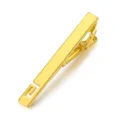 Gold metal tie clip for men business suit elegant geometric cutout tie bar accessory - Geometric Pattern Style(Z1202) / Gold
