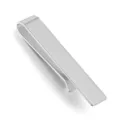 Edelstahl Krawattenklammer, minimalistische silberne Metall Geldklammer und Krawattennadel. - Krawattenklammer / Stahl Gebürstet