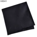 Zwarte heren pak pochet zakdoek met geometrisch patroon voor zakelijk en feestelijk gebruik. - Gestreepte Borstzakdoek (X8041)
