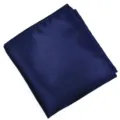 Klassiek effen donkerblauw pochet voor heren kostuum formele kleding bruiloft zakdoek - Gestreepte Borstzakdoek (X8047)