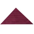 Bordeaux gestreept pochet voor heren kostuum bruiloft formele kleding variant keuze - Gestreepte Borstzakdoek (X8052)