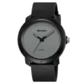SKMEI Quartz Watch Men Women Casual Fashion Wristwatch Black Silicone Strap Grey Dial - Fashion Quartz Watch (2577) / Black Case Gray Dial