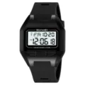 Orologio sportivo digitale nero SKMEI per uomo e donna impermeabile multifunzione - Stile Cassa Nera Quadrante Bianco (2617)