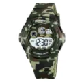 SKMEI Orologio Digitale Militare Bambino Impermeabile Sportivo Esterno Polso Ragazzo - Verde Militare Camo