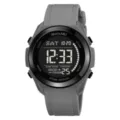 SKMEI orologio sportivo digitale uomo impermeabile esterno casual LED elettronico grigio - Grigio