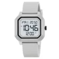 Orologio digitale quadrato minimalista, orologio sportivo elettronico con cinturino. - Grigio