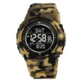 Orologio sportivo digitale mimetico da uomo, orologio da polso in resina impermeabile all'aperto. - Camuffamento del Deserto