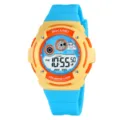SKMEI kids digital watch colorful waterproof sports watch for students outdoor daily wear nice - Pale Blue
