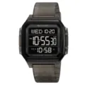 SKMEI orologio digitale quadrato cinturino traslucido impermeabile uomo donna sport - Nero Trasparente