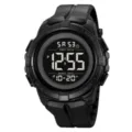Orologio Sportivo Digitale Nero Uomo Impermeabile Multifunzione Elettronico Da Polso - Nero