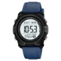 SKMEI orologio sportivo digitale da uomo impermeabile all'aperto cinturino blu silicone - Blu