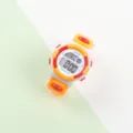 Multifunctional kids digital watch orange waterproof sports watch for boys and girls - Yellow