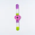 Kinder Cartoon Slap Uhr mit rosa Schmetterling Design und bunten Farbverlauf Armband. - Schmetterling