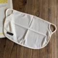 Masque de protection solaire UV d'été, bouclier facial en soie glacée pour le cyclisme en plein air - Blanc
