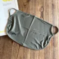 Breathable summer sun protection face mask with ear-hang design for outdoor sports. - Army Green