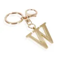 Gold Letter W Keychain Metal Alphabet Bag Charm Cute Initial Key Ring Fashion Accessories - Letter W / Gold