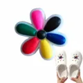 Colorful flower shoe charm for garden clogs cute PVC cartoon DIY decorative accessories. - Style 20