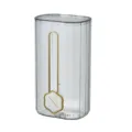 Transparent wall-mounted facial tissue box, bathroom punch-free paper towel dispenser storage. - Wall-Mounted Face Towel Dispenser / Clear White