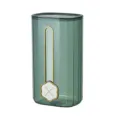 Wall-Mounted Facial Tissue Box Clear Green Storage Organizer for Bathroom and Kitchen Use - Wall-Mounted Face Towel Dispenser / Transparent Green