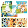 Bambini 3D adesivo puzzle pittura fai da te giocattolo educativo precoce gioco cognitivo. - Stile Spirale Animale