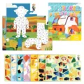 Bambini 3D adesivo puzzle pittura giocattolo fai da te fattoria tema arte educativa - Stile Fiaba