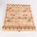 Wooden Chinese chess set traditional board game educational toy for kids and adults strategy game - Large Foldable Chinese Chess