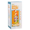 Wooden drop ball marble tree toy for kids, educational puzzle game with 20 balls for coordination. - Colorful