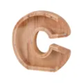 Hucha de Letra C de Madera Acrilico Transparente Caja de Dinero Artesania Decoracion - Letra C