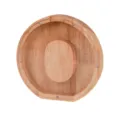Hucha de madera con frente de acrilico transparente, tarro de ahorro creativo y deco. - Letra O