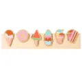 Rompecabezas de madera con diseño de postres, juguete educativo Montessori para niños - Cognición de Postres