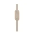 Elastische penhouder band voor notitieboek, lederen penlus elastiek in beige kleur. - Broken Wit